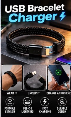 USB Bracelet Charger!